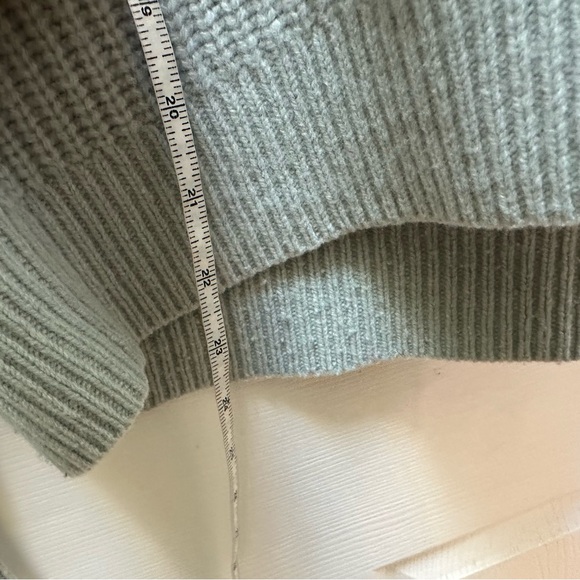 Everlane Ribbed Half-Zip Sweater wool quarter zip collared m medium - Picture 5 of 7